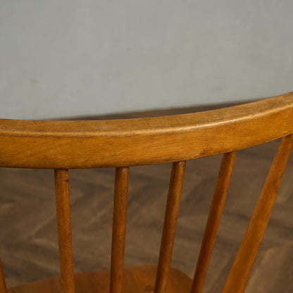 ヴィンテージ スティックバック ハイバックチェア ブルーラベル