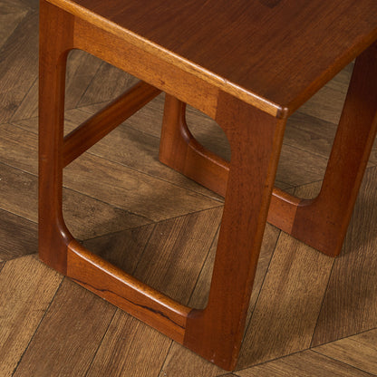 ヴィンテージ 拡張 天板付き ネストコーヒーテーブル