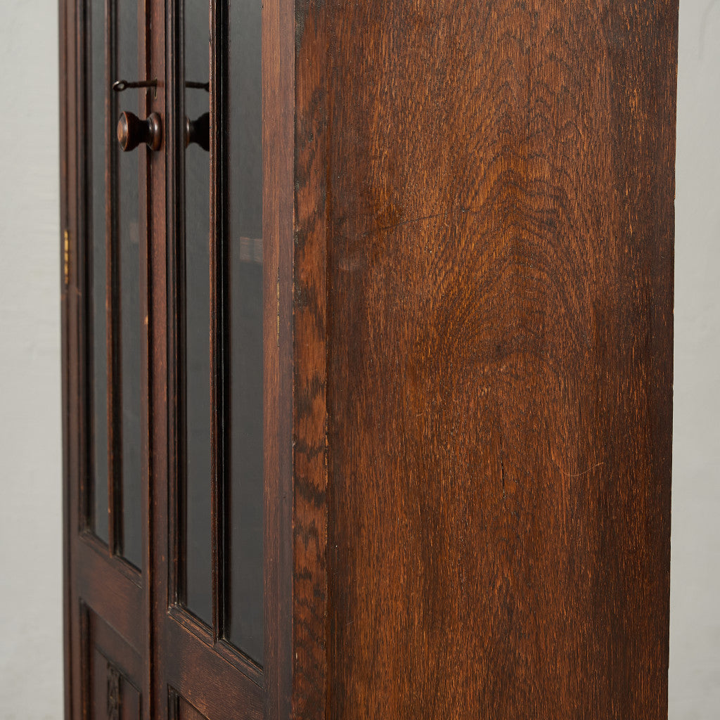 英国 クラシック ブックケース 食器棚