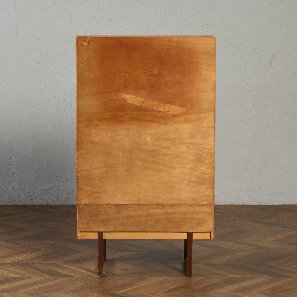 ヴィンテージ ガラス キャビネット 本棚