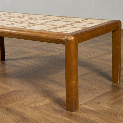 ベルギー ヴィンテージ タイルトップ コーヒーテーブル センターテーブル