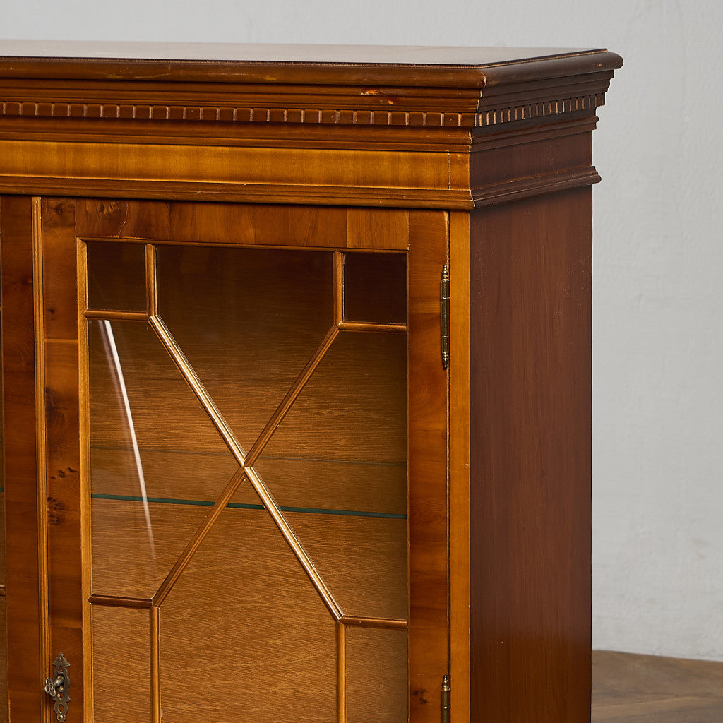 英国 クラシック エドワーディアン ブックケース  食器棚