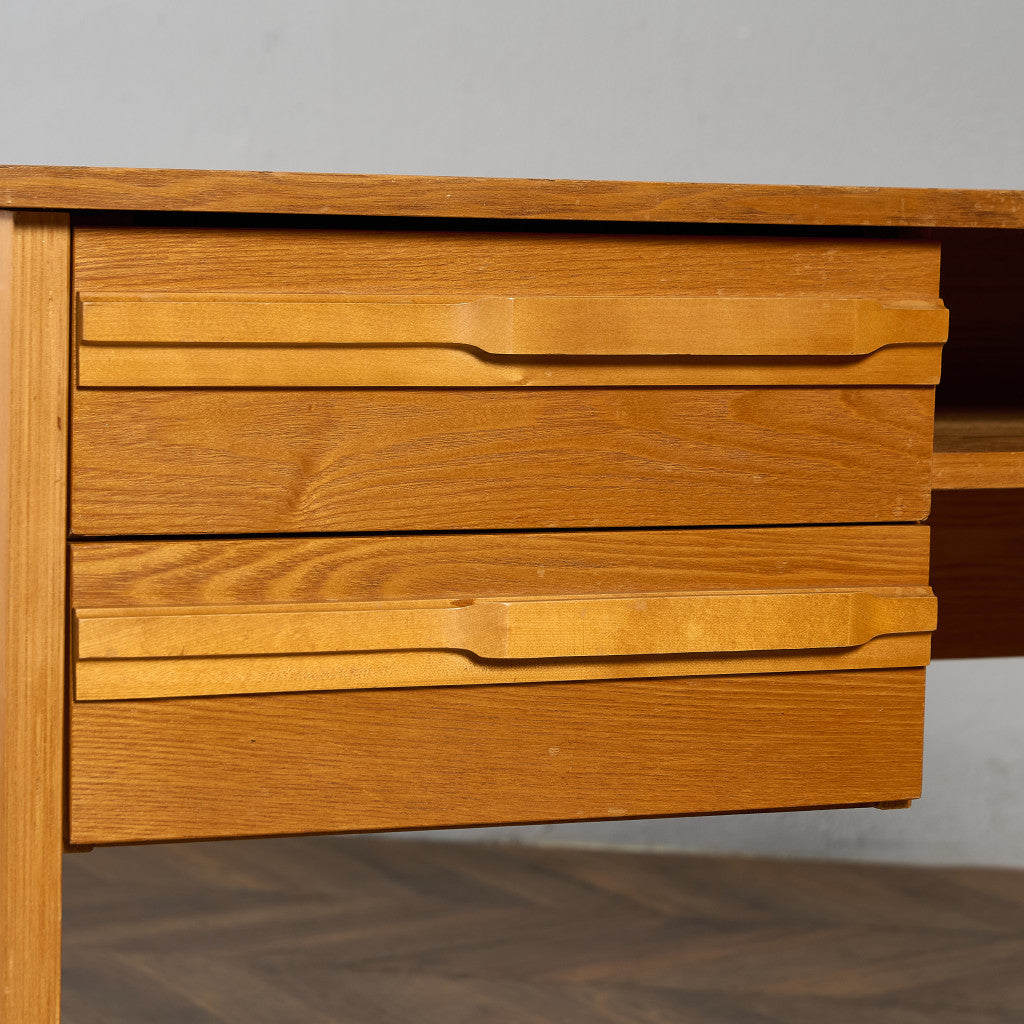 英国 ヴィンテージ 片袖 デスク