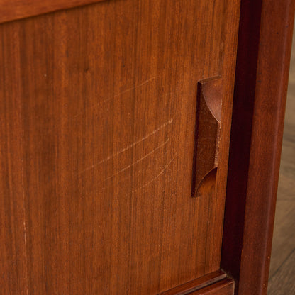 英国 ヴィンテージ ガラス キャビネット