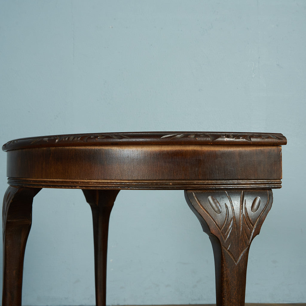 英国製 ハーフムーンテーブル