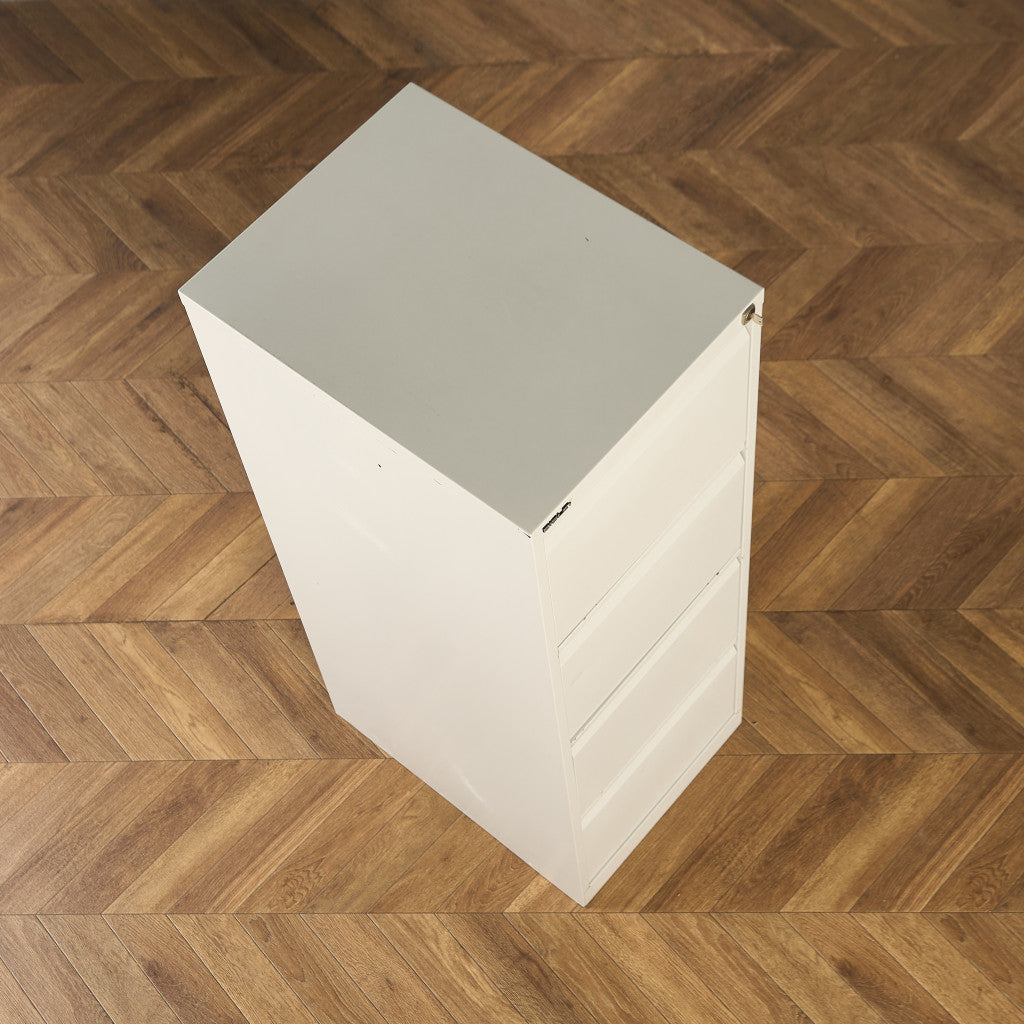 ヴィンテージ 4段 メタル キャビネット