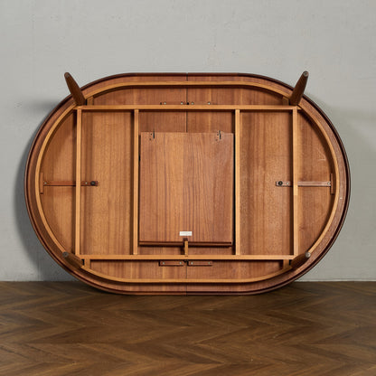 ヴィンテージ エクステンション オーバルダイニングテーブル