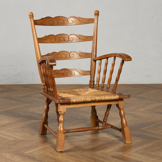 英国クラシック ラダーバック アームチェア