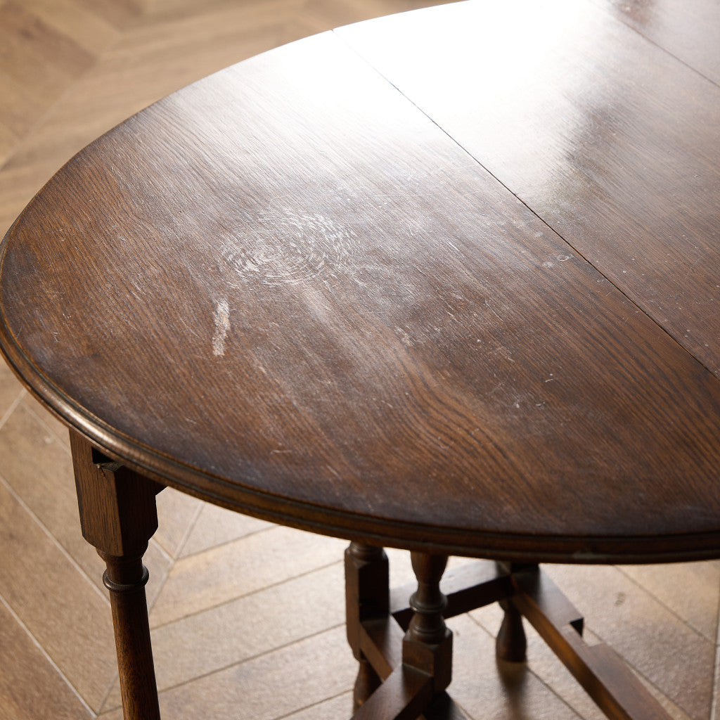 英国 クラシック ドロップリーフ ゲートレッグテーブル