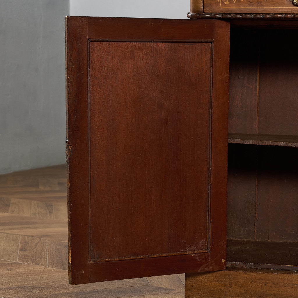 英国 アンティーク ミラーバック サイドボード シフォニア