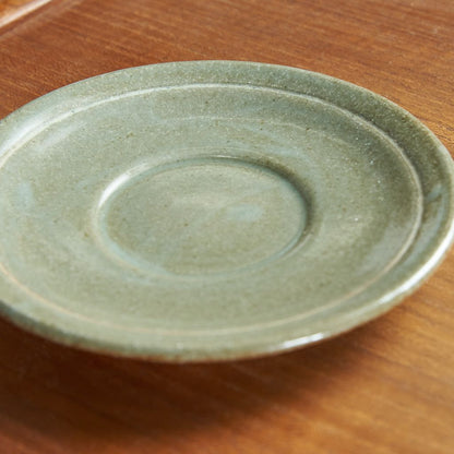 FLOWER STAMP CUP&SAUCER / WHITE