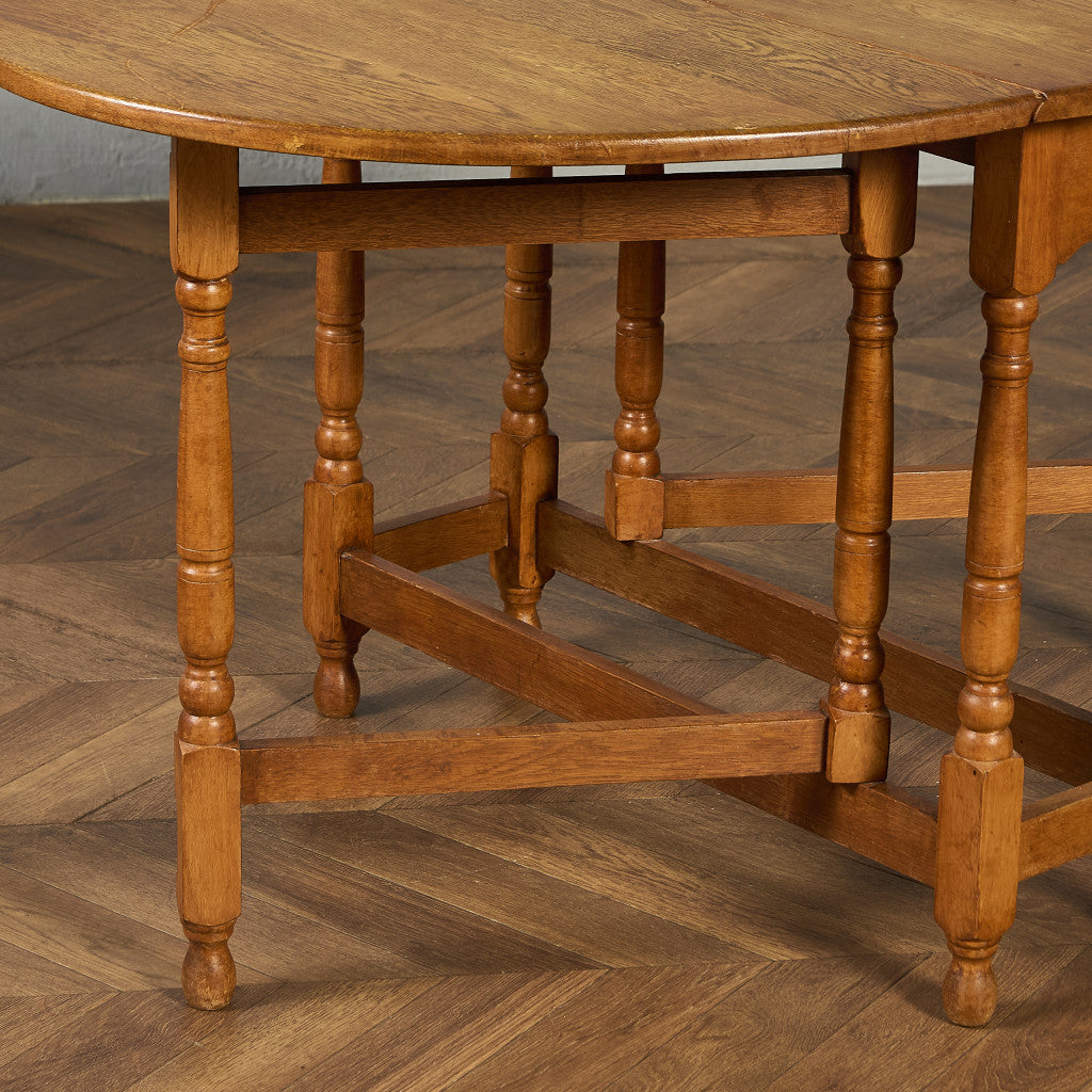 英国 クラシック ドロップリーフ ゲートレッグテーブル