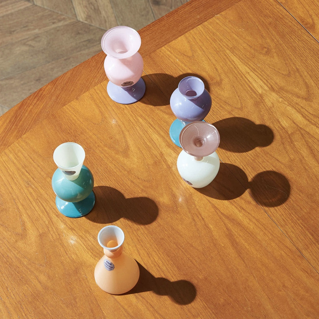 MINI VASE TWO TONE / Gray×Orange