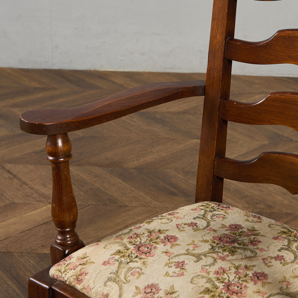 英国 クラシック ラダーバック アームチェア