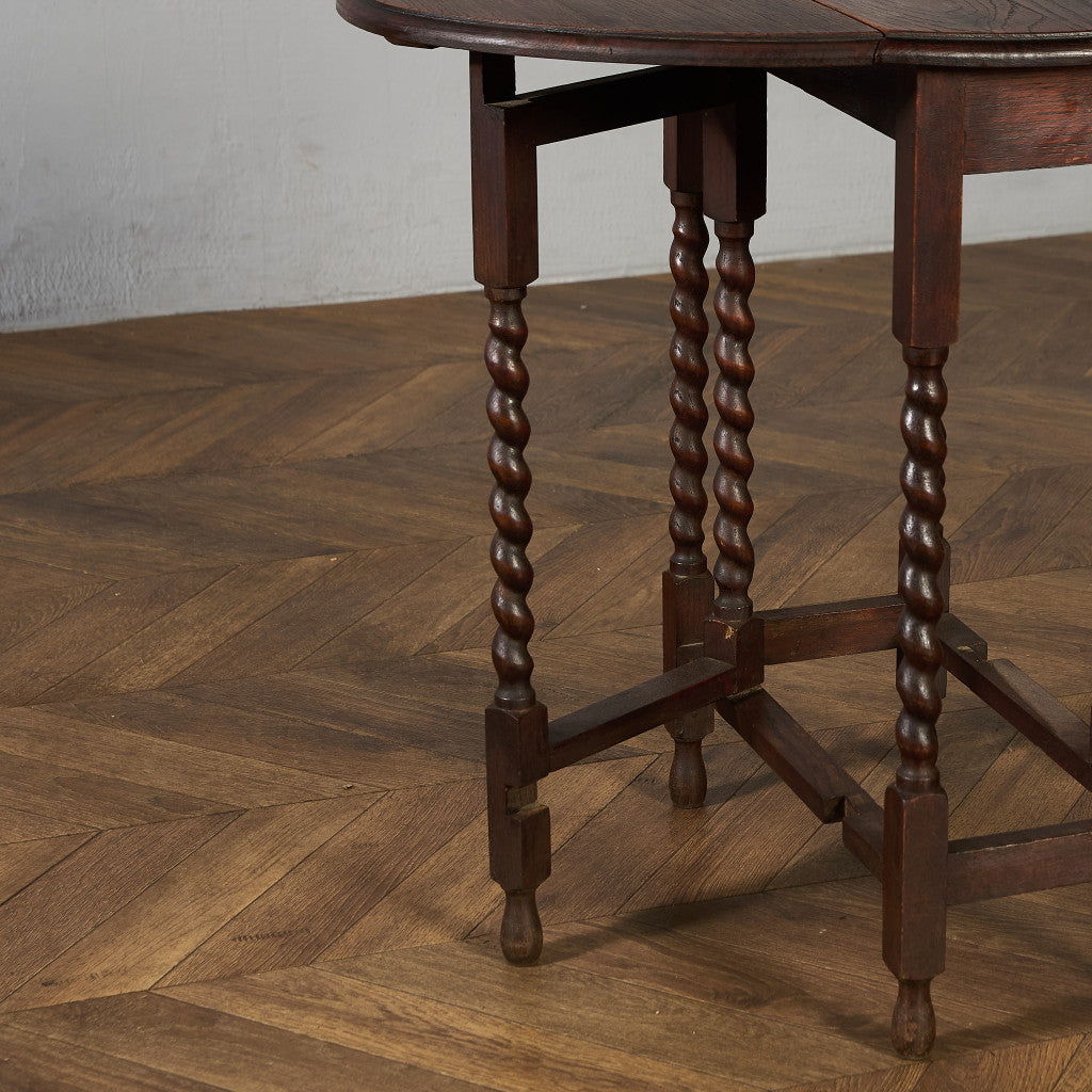 英国 クラシック ドロップリーフ ゲートレッグテーブル #97309