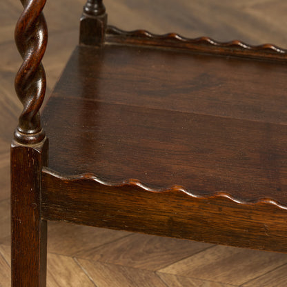 英国 アンティーク ティー トロリー