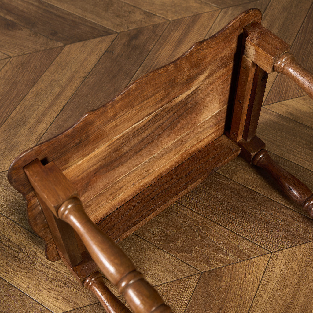 英国 クラシック オーク材 ネストテーブル サイドテーブル