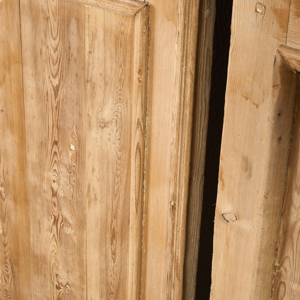 英国 アンティーク 両開き 鉄格子 ウッド ドア 2点セット