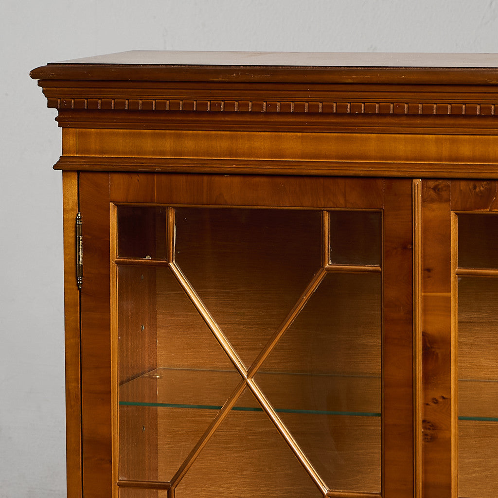 英国 クラシック エドワーディアン ブックケース  食器棚