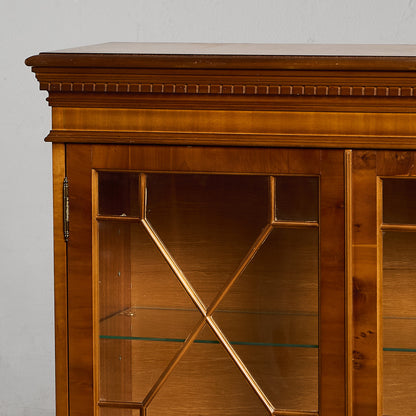 英国 クラシック エドワーディアン ブックケース  食器棚