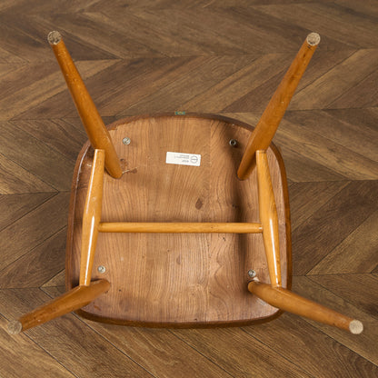 ヴィンテージ 4本 スポーク フープバックチェア ブルーラベル