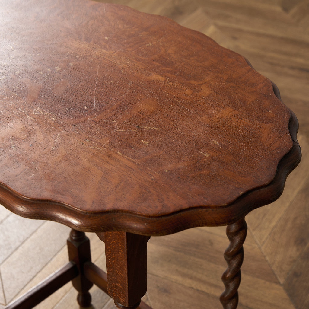 英国 クラシック バーリーシュガーツイスト サイドテーブル