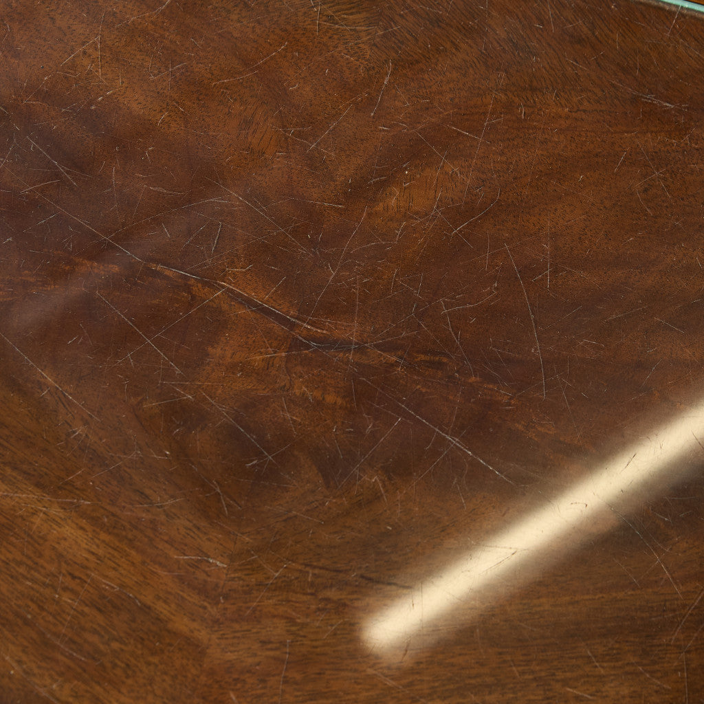 英国 クラシック ガラストップ ネストテーブル