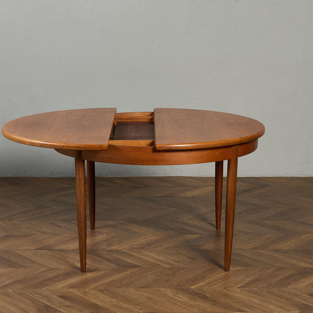 エクステンション ラウンド ダイニングテーブル