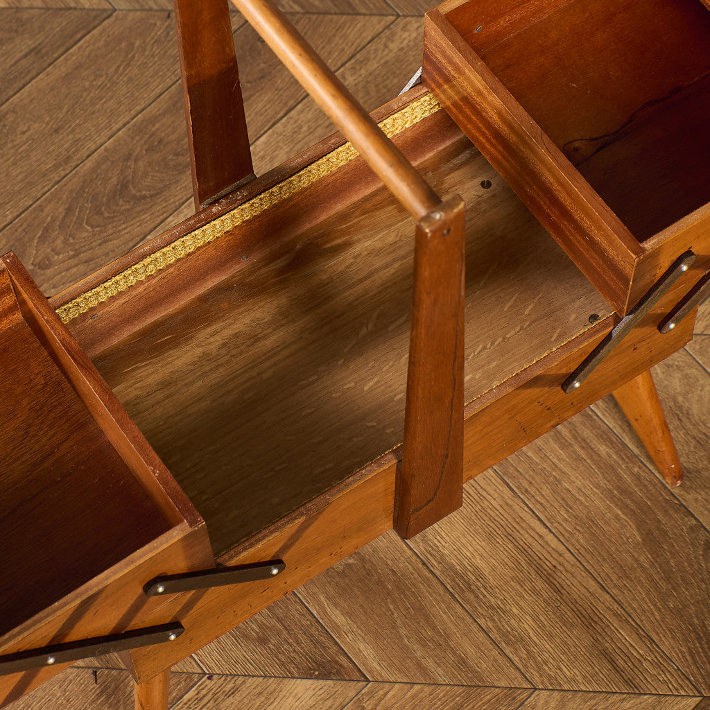 英国 ヴィンテージ ソーイングボックス