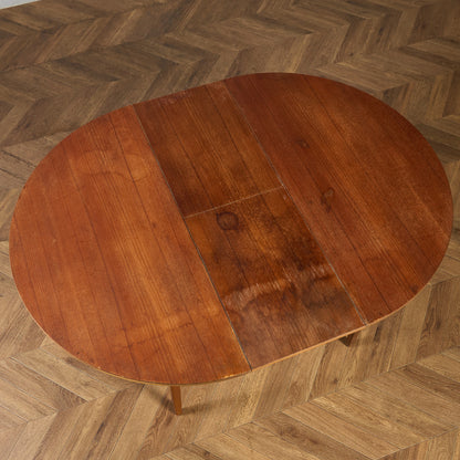 英国 ヴィンテージ ラウンド ダイニングテーブル #89660