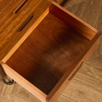 ヴィンテージ ガラスブックケース カスタム アイアン ヘアピンレッグ