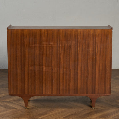 ヴィンテージ ナロー オープン ブックケース