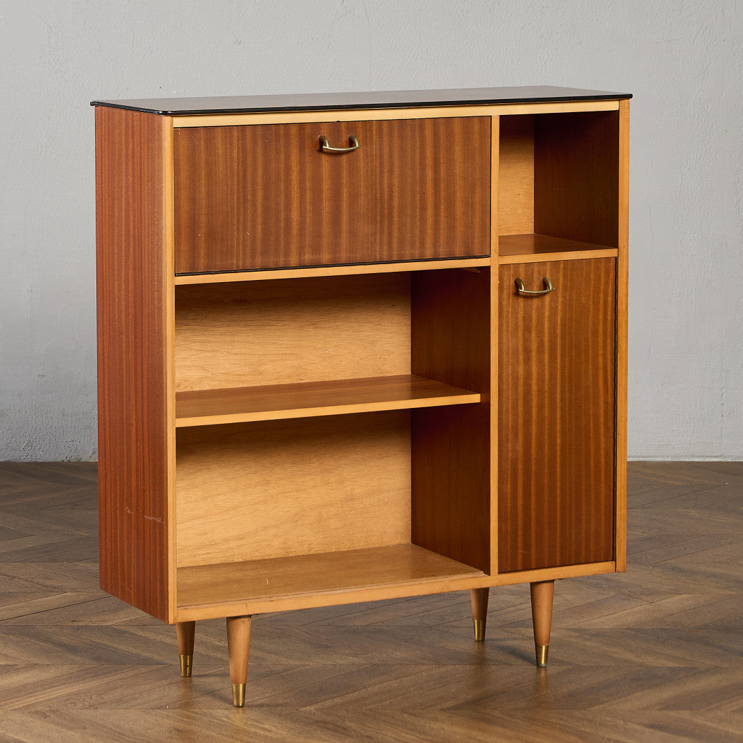 ヴィンテージ ナロー ブックケース