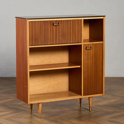 ヴィンテージ ナロー ブックケース