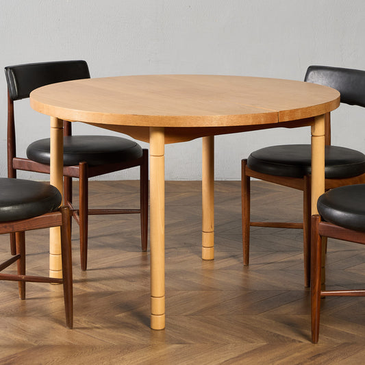 旧東ドイツ ヴィンテージ ラウンド ダイニングテーブル