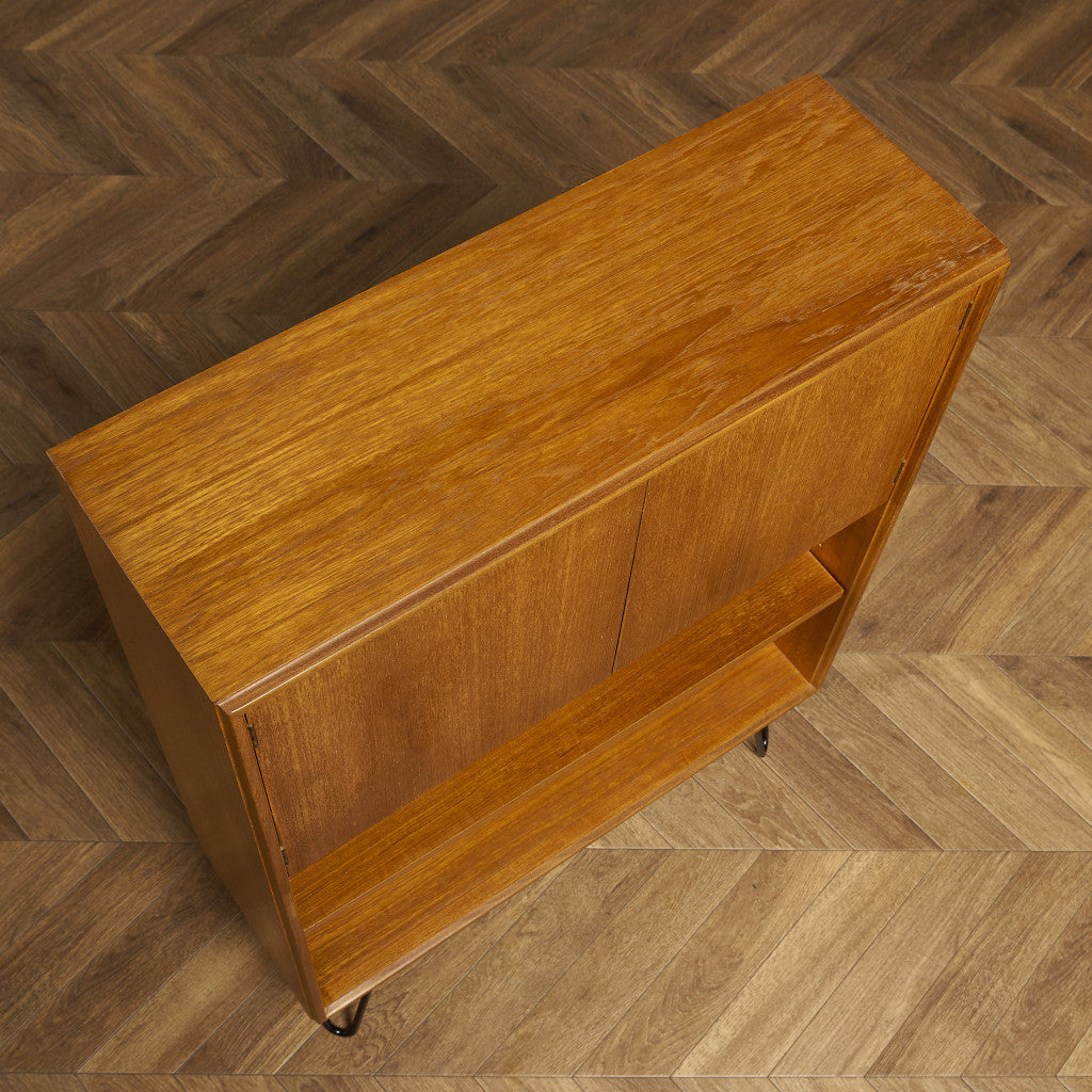 Form FIVE ヴィンテージ ブックケース (カスタム アイアン ヘアピンレッグ)