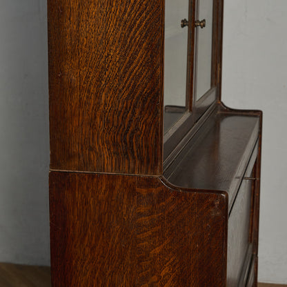 英国 クラシック スタッキング ビューロー ブックケース