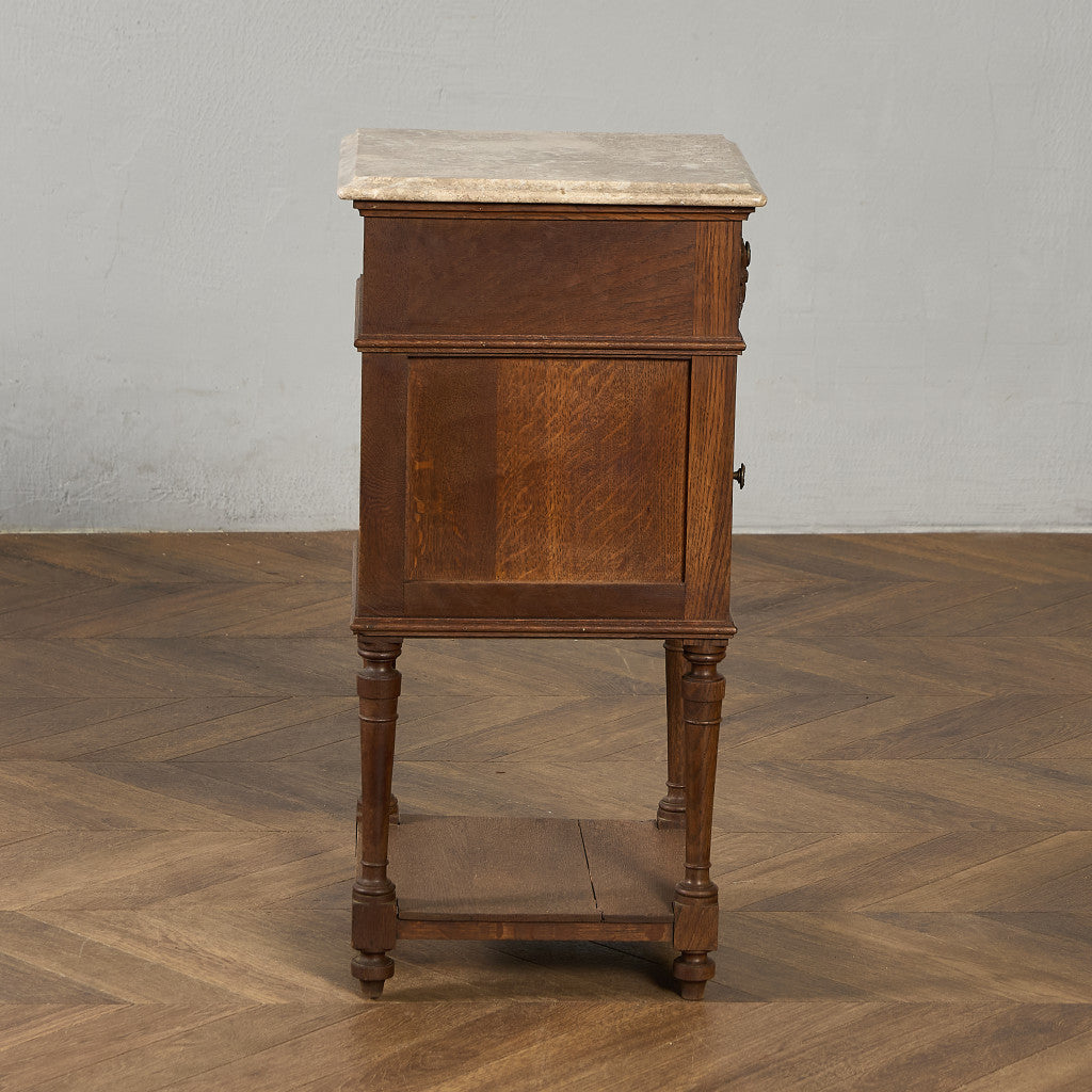 英国 クラシック 大理石 サイドキャビネット #96618