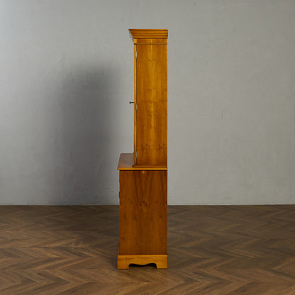 英国 クラシック エドワーディアン ブックケース 食器棚 #90051