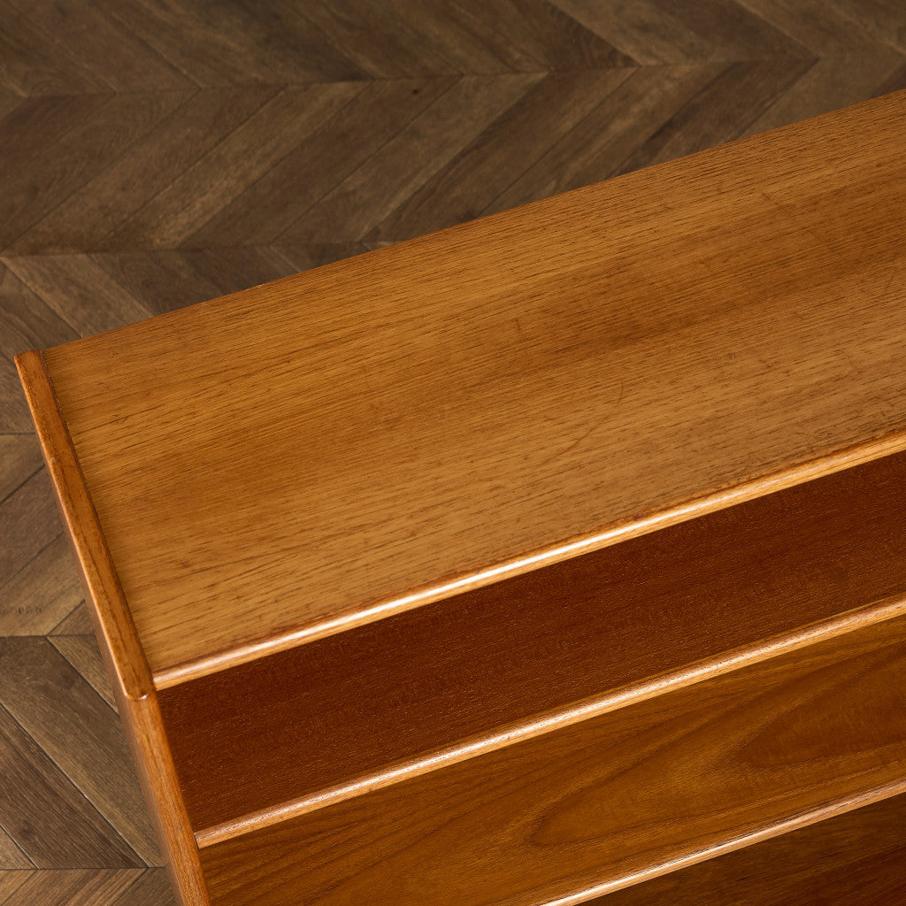 イギリス ヴィンテージ オープン ブックシェルフ 本棚