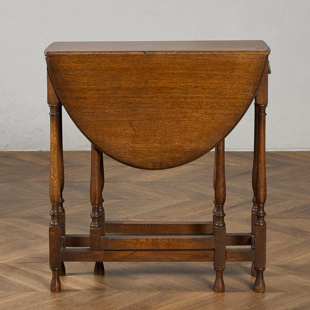 英国 クラシック ドロップリーフ ゲートレッグテーブル