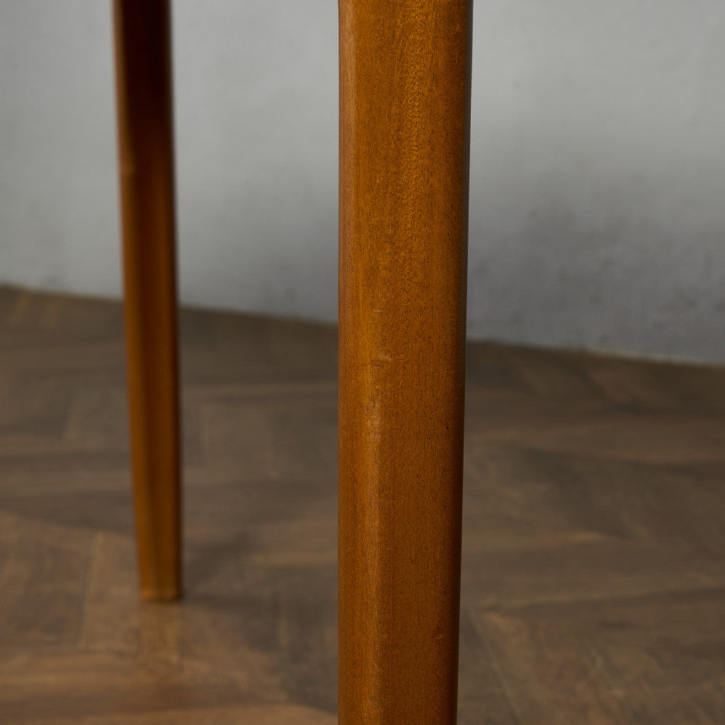 エクステンション ラウンドダイニングテーブル / 天板再塗装済み