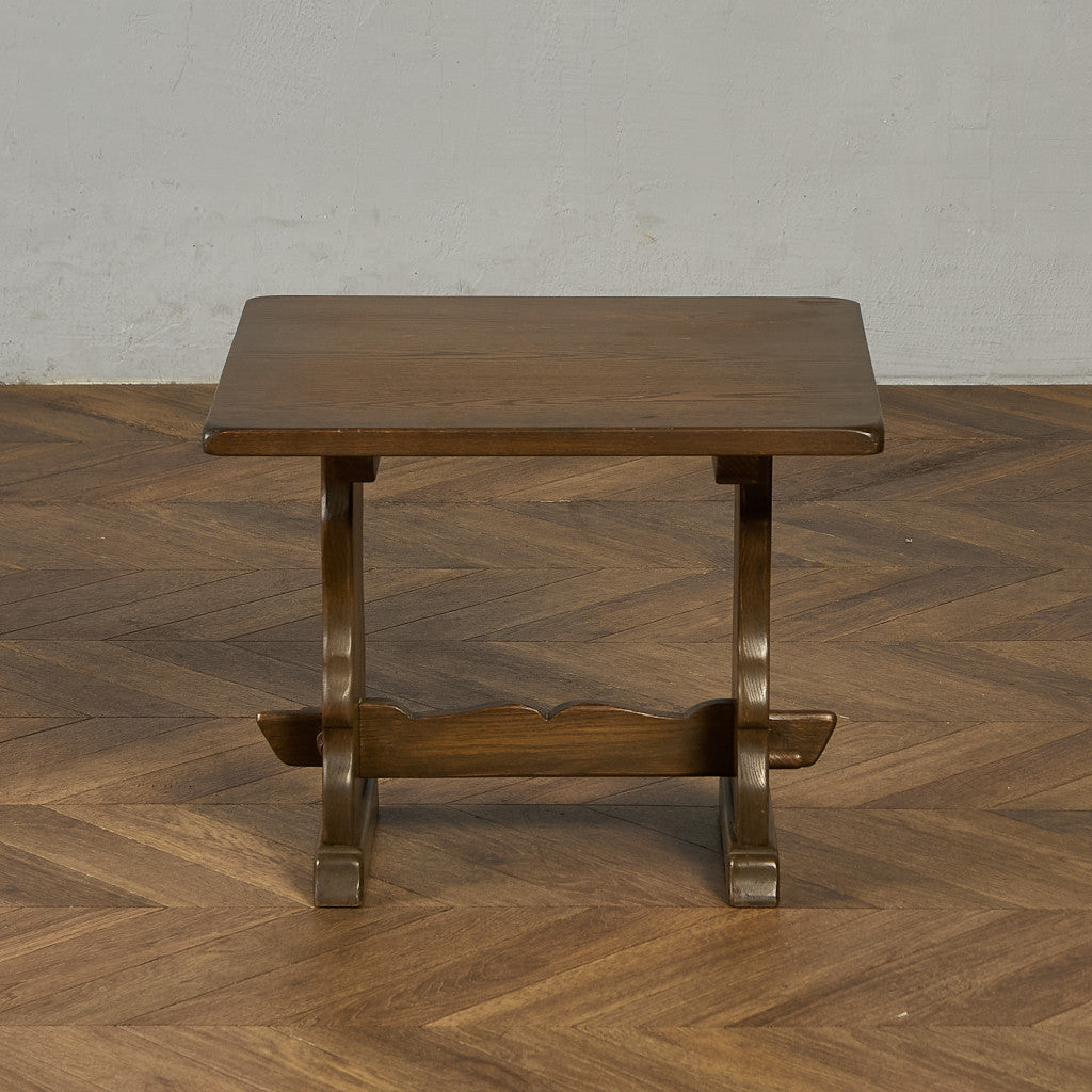 英国 クラシック オーク材 センターテーブル サイドテーブル