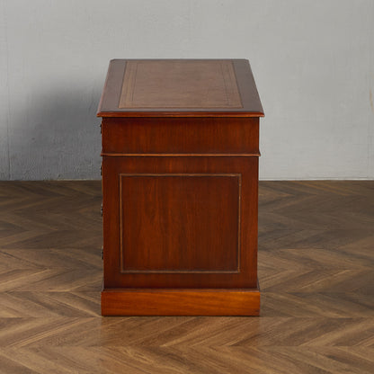 英国 クラシック 両袖 デスク