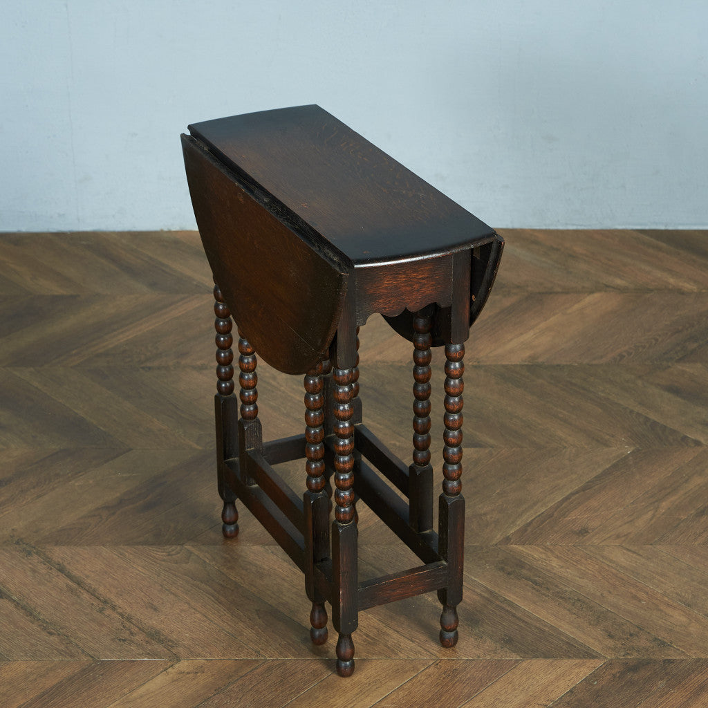 英国クラシック ドロップリーフ ゲートレッグテーブル