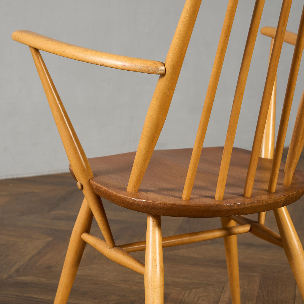 ヴィンテージ ゴールドスミス アームチェア ラウンドゴールドラベル