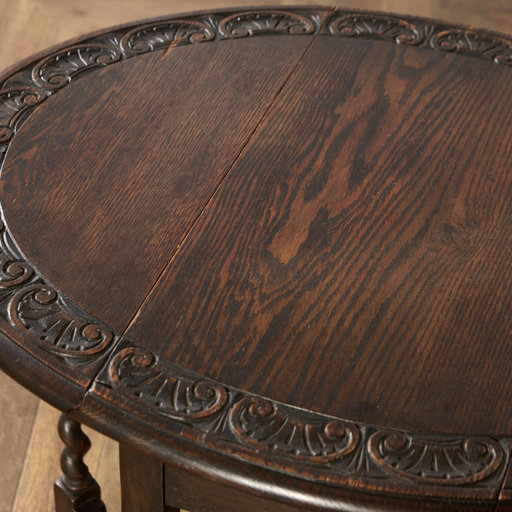 英国 クラシック ドロップリーフ ゲートレッグテーブル #97174