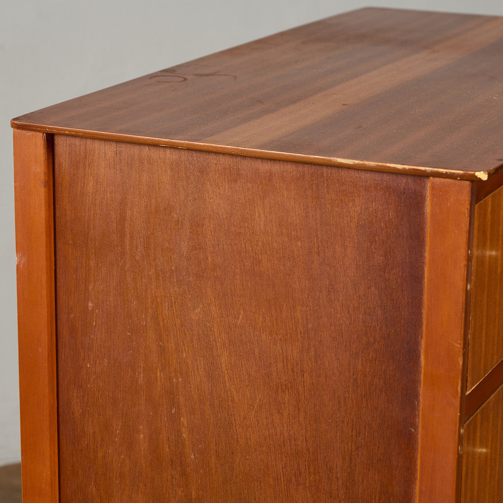 英国 ヴィンテージ 6段 トール チェスト