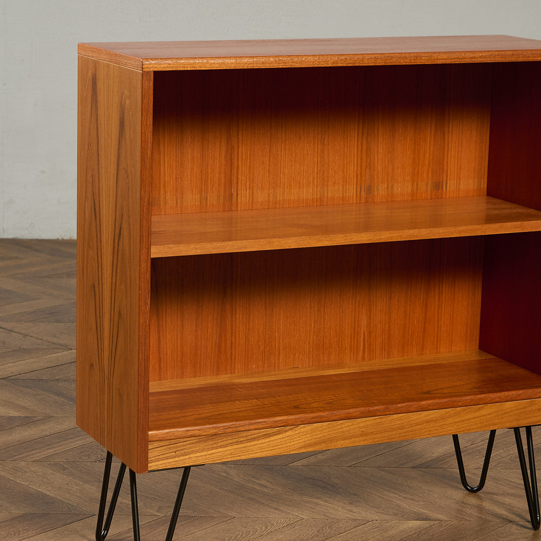 ヴィンテージ ブックシェルフ  カスタム アイアンヘアピンレッグ