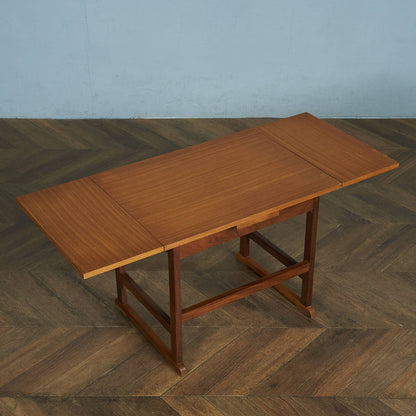 英国ヴィンテージ ドローリーフ コーヒーテーブル / センターテーブル #83633